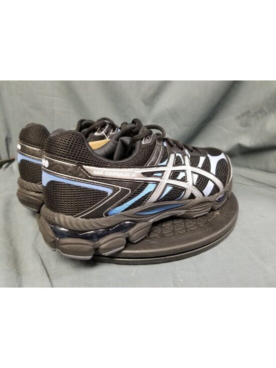 ASICS Gel-Cumulus 16 Sneakers Black/Silver/Blue Men\'s Size 11.5 NEW NO BOX! main image 6